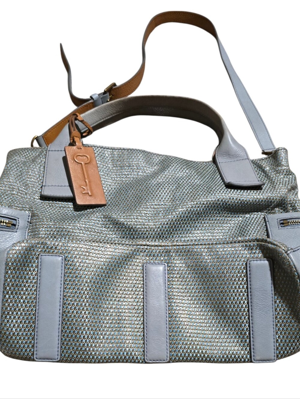 Fossil Emerson Straw Satchel - Picture 4 of 10
